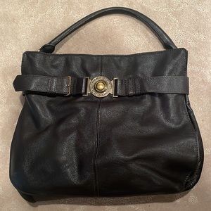 Burberry Leather Langley Black Bag